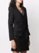 Pinko Gewickelter Blazer mit Raffungen