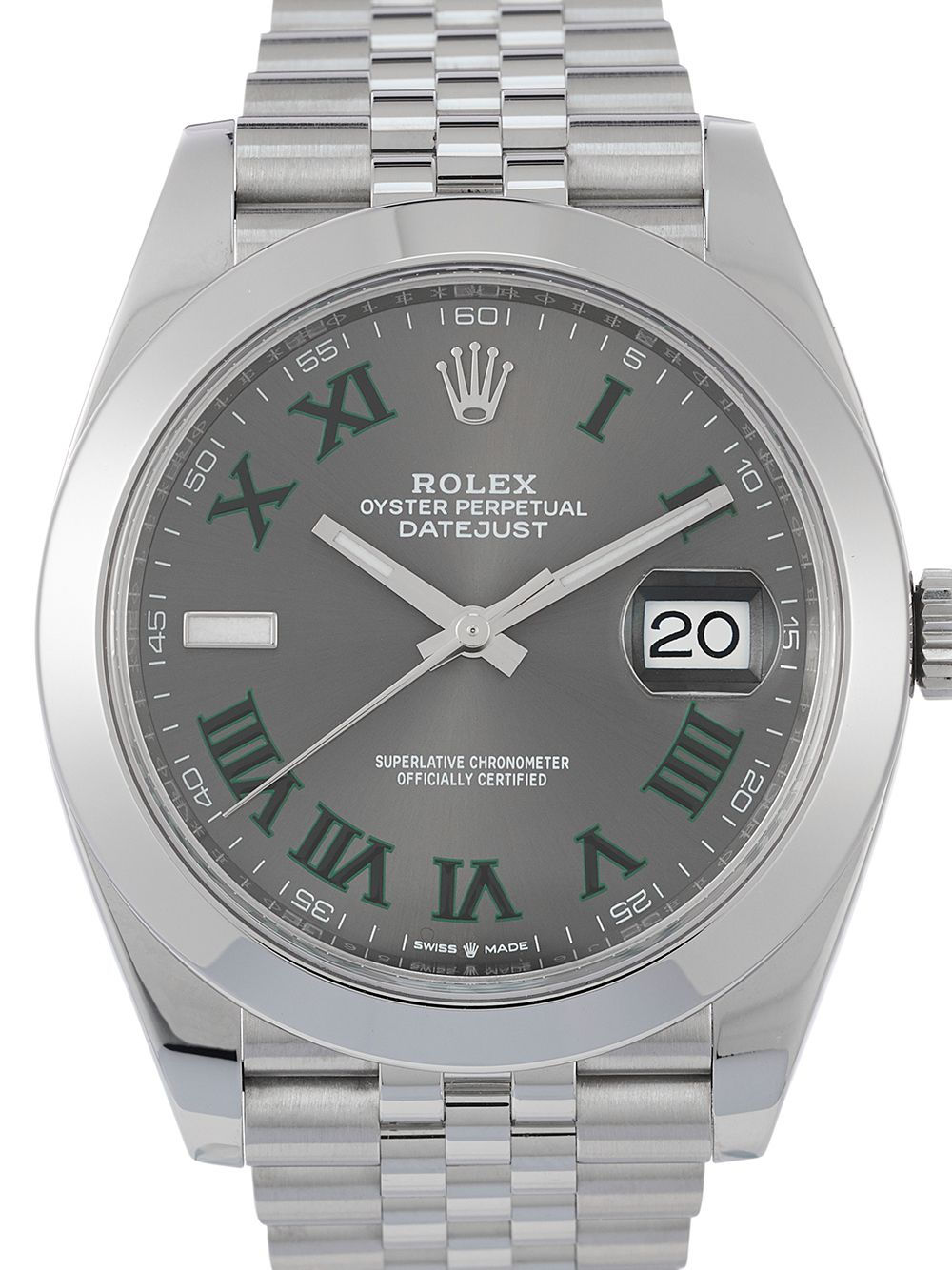 фото Rolex наручные часы datejust pre-owned 41 мм 2021-го года