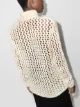 The Elder Statesman cross-net open-knit roll neck jumper