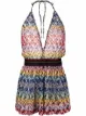 Image 1 of Missoni Mare zigzag-knit halterneck jumpsuit