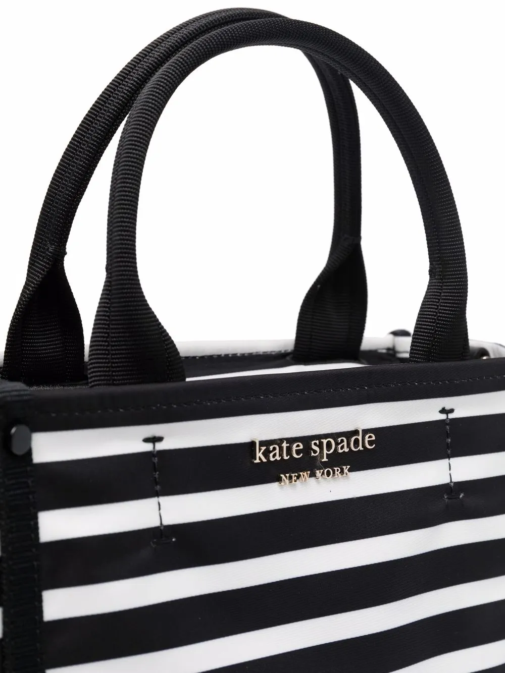фото Kate spade маленькая сумка-тоут в полоску
