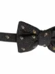 Image 2 of Alexander McQueen skull-jacquard bow tie