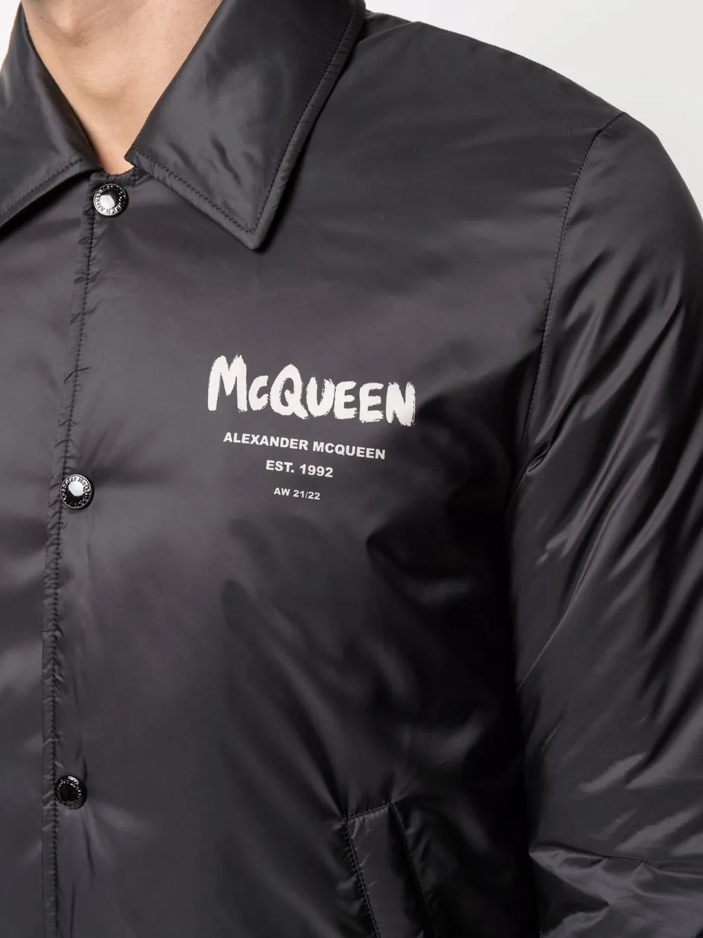 фото Alexander mcqueen бомбер с логотипом