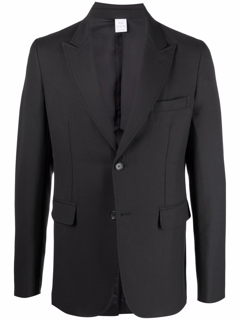 Comme Des Garçons Shirt Single-breasted Tailored Jacket In Schwarz