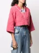 Chanel Pre-Owned 2010 Camélia motif cropped jacket
