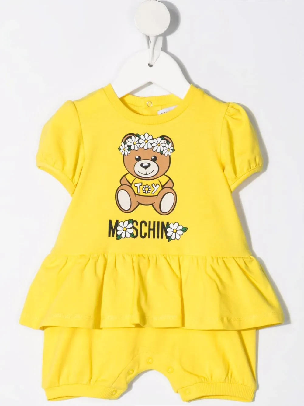 фото Moschino короткий комбинезон с принтом teddy bear