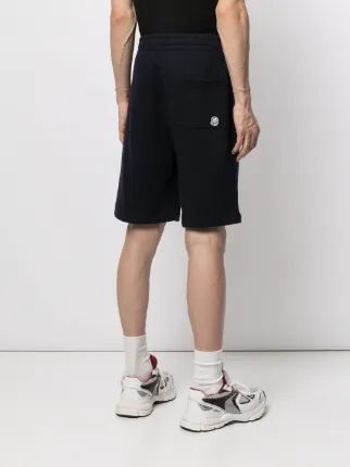 logo-embroidered track shorts展示图