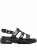 Cult cage-style open-toe sandals - Black