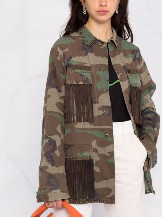 camouflage fringed jacket展示图