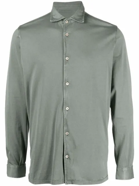 Fedeli jersey button down shirt