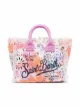 Image 1 of Mc2 Saint Barth Kids tie-dye bandana print tote bag