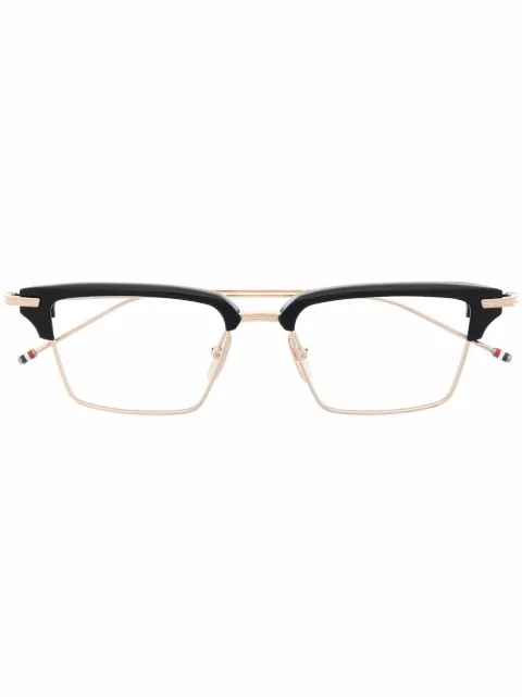 Thom Browne Eyewear lentes con rayas RWB