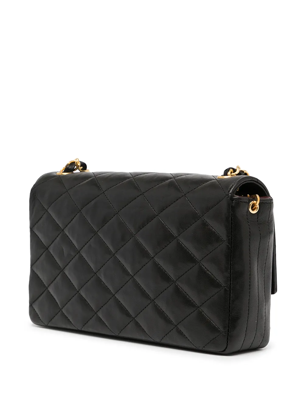 фото Chanel pre-owned стеганая сумка на плечо 1990-х годов с логотипом cc