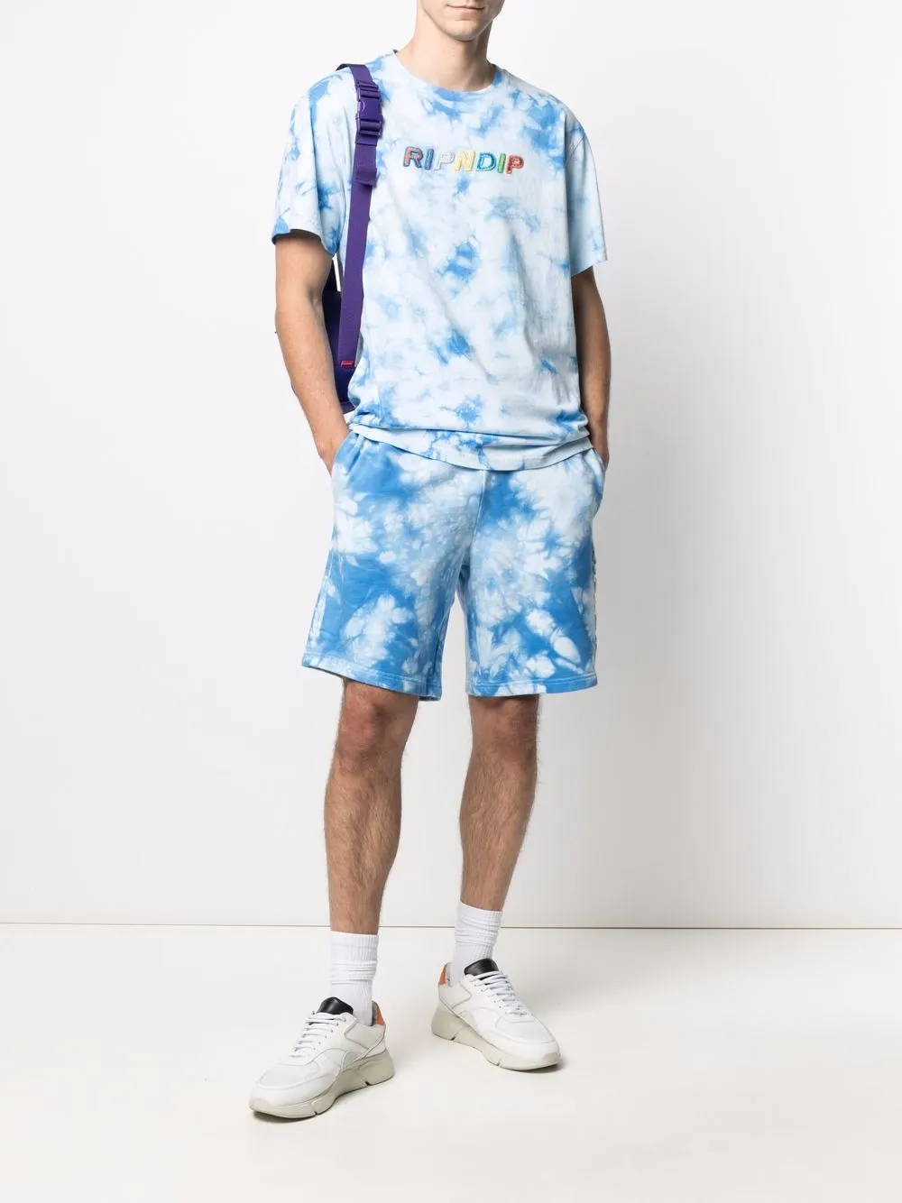 фото Ripndip спортивные шорты с принтом тай-дай