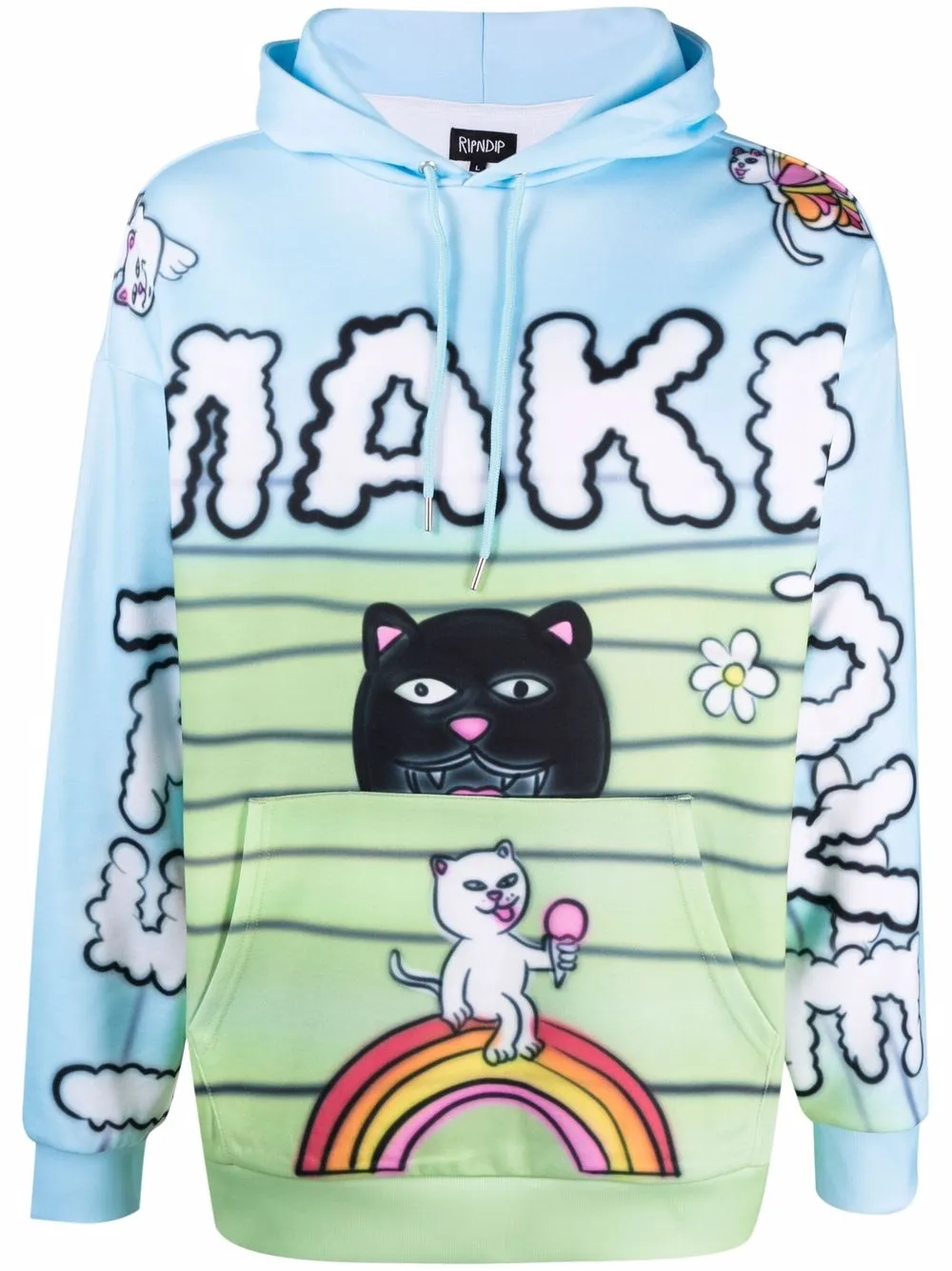 фото Ripndip худи с кулиской и графичным принтом