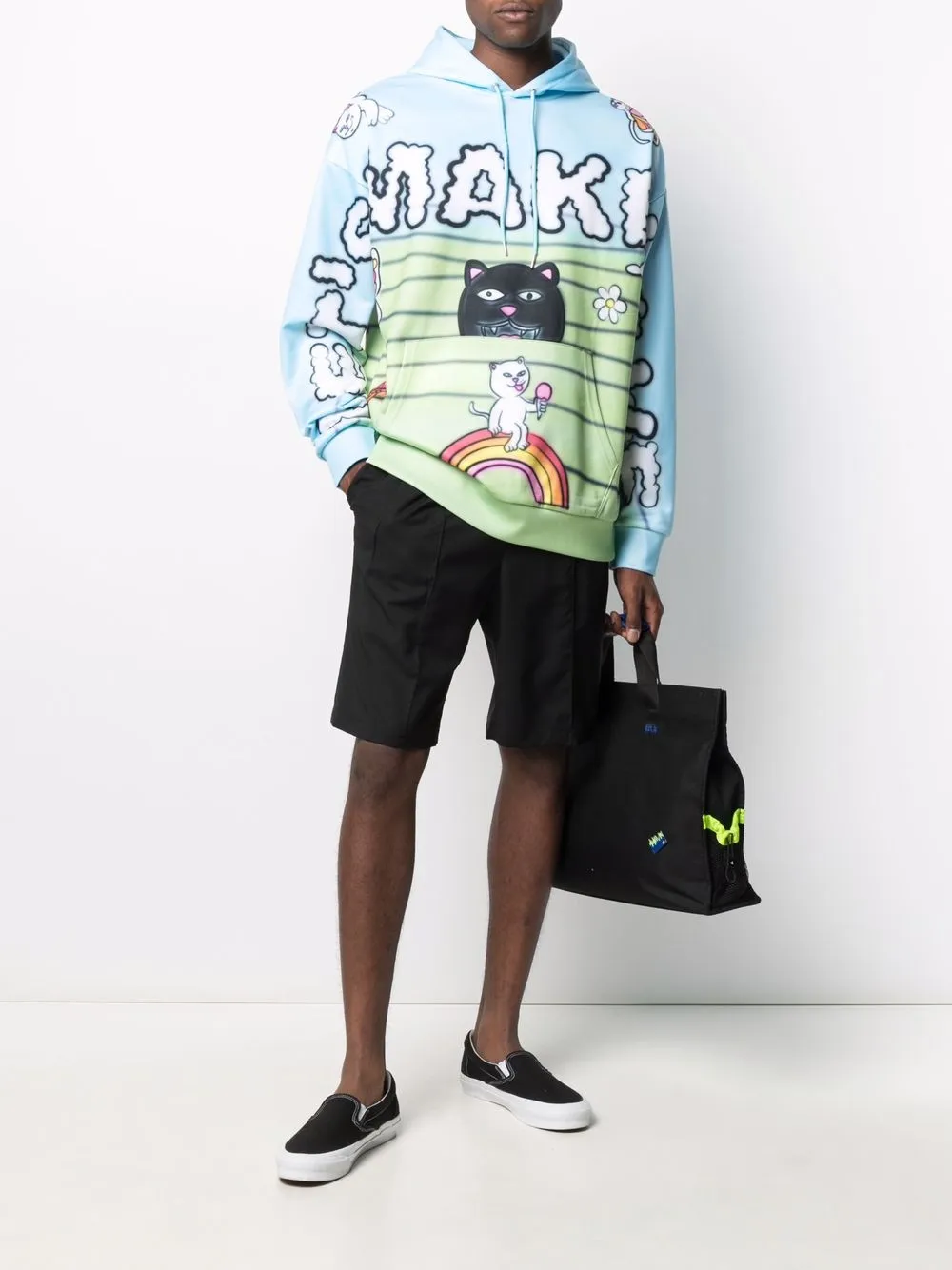 фото Ripndip худи с кулиской и графичным принтом