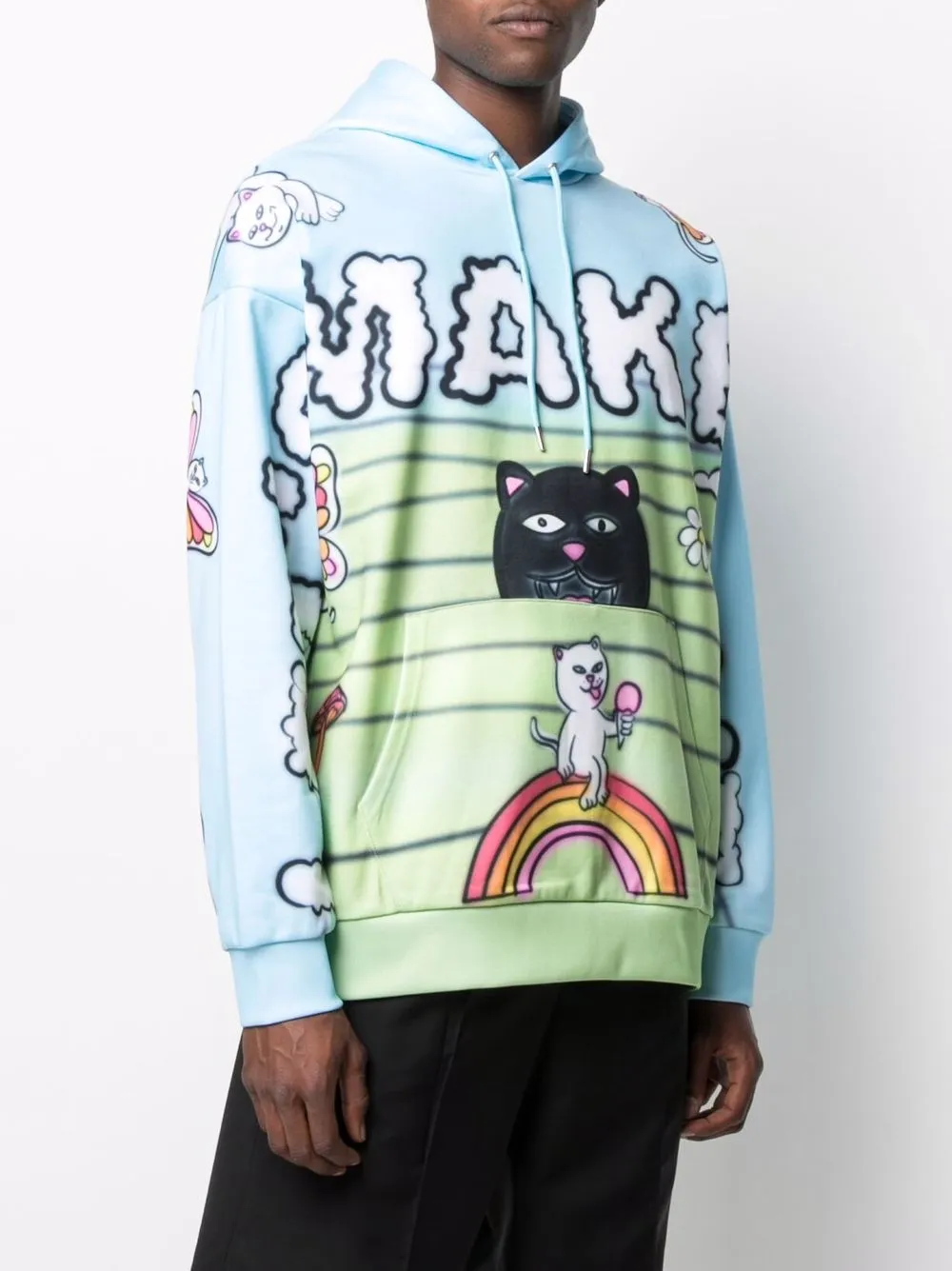 фото Ripndip худи с кулиской и графичным принтом