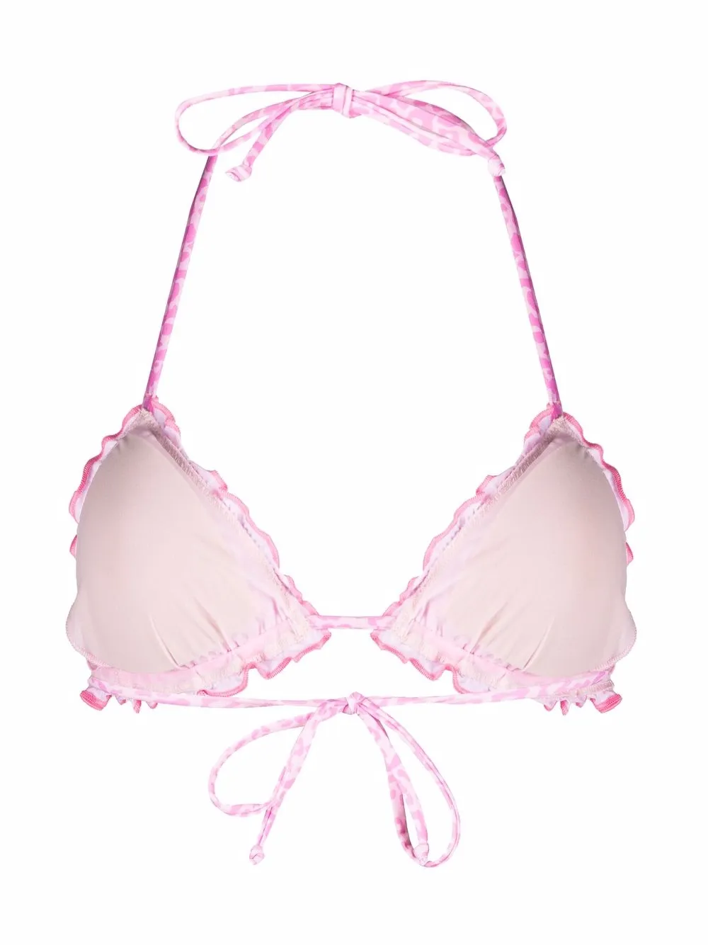 MC2 Saint Barth Bikinitop met luipaardprint - Roze