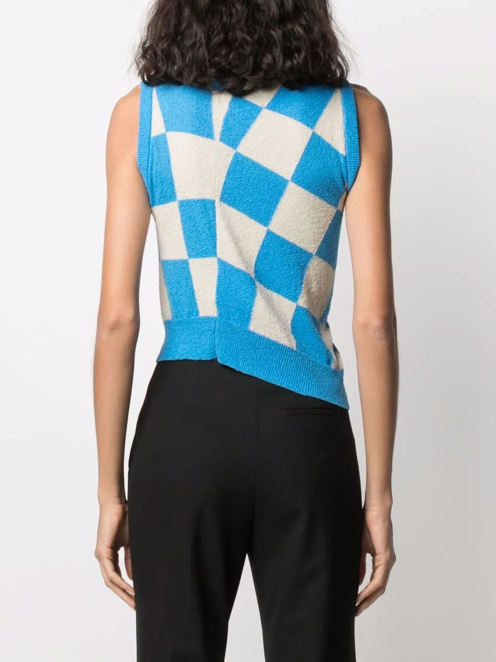 фото Opening ceremony трикотажный топ в клетку