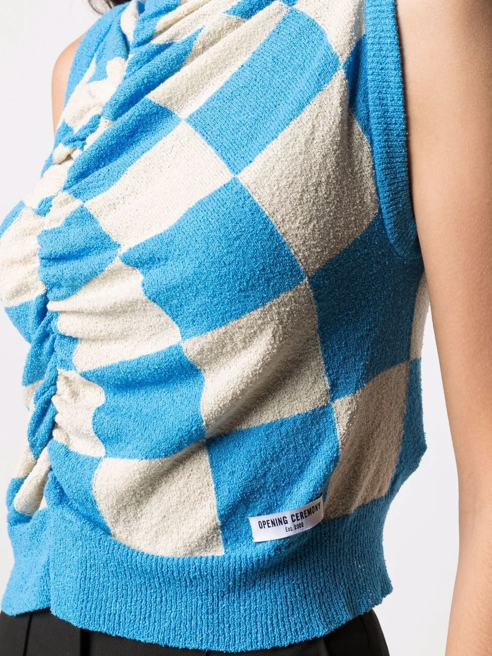 фото Opening ceremony трикотажный топ в клетку