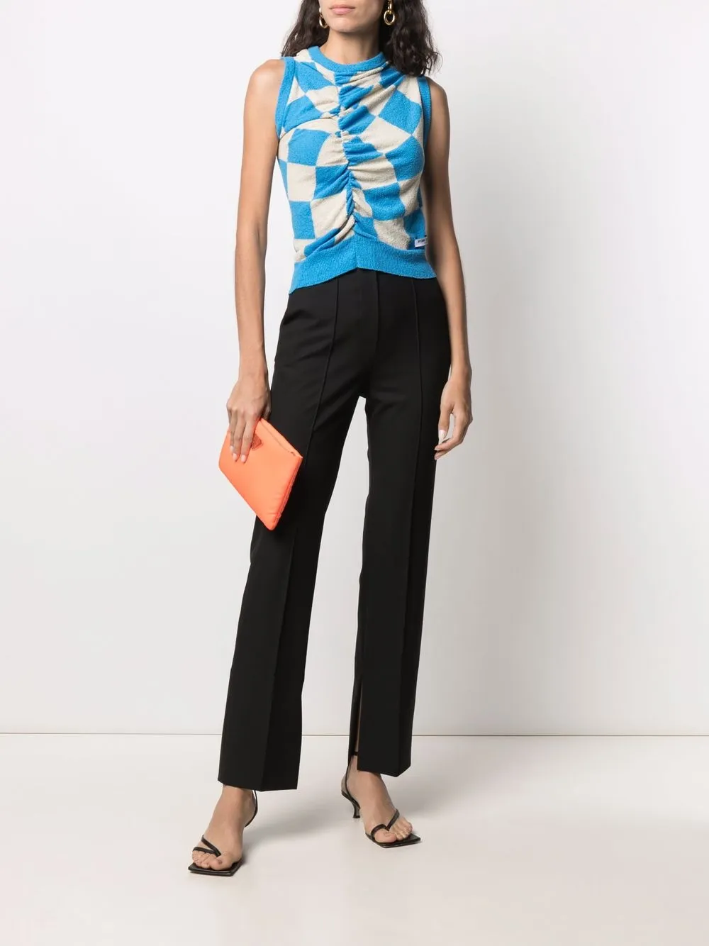 фото Opening ceremony трикотажный топ в клетку