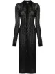 Image 1 of Dodo Bar Or June crochet buttoned dress