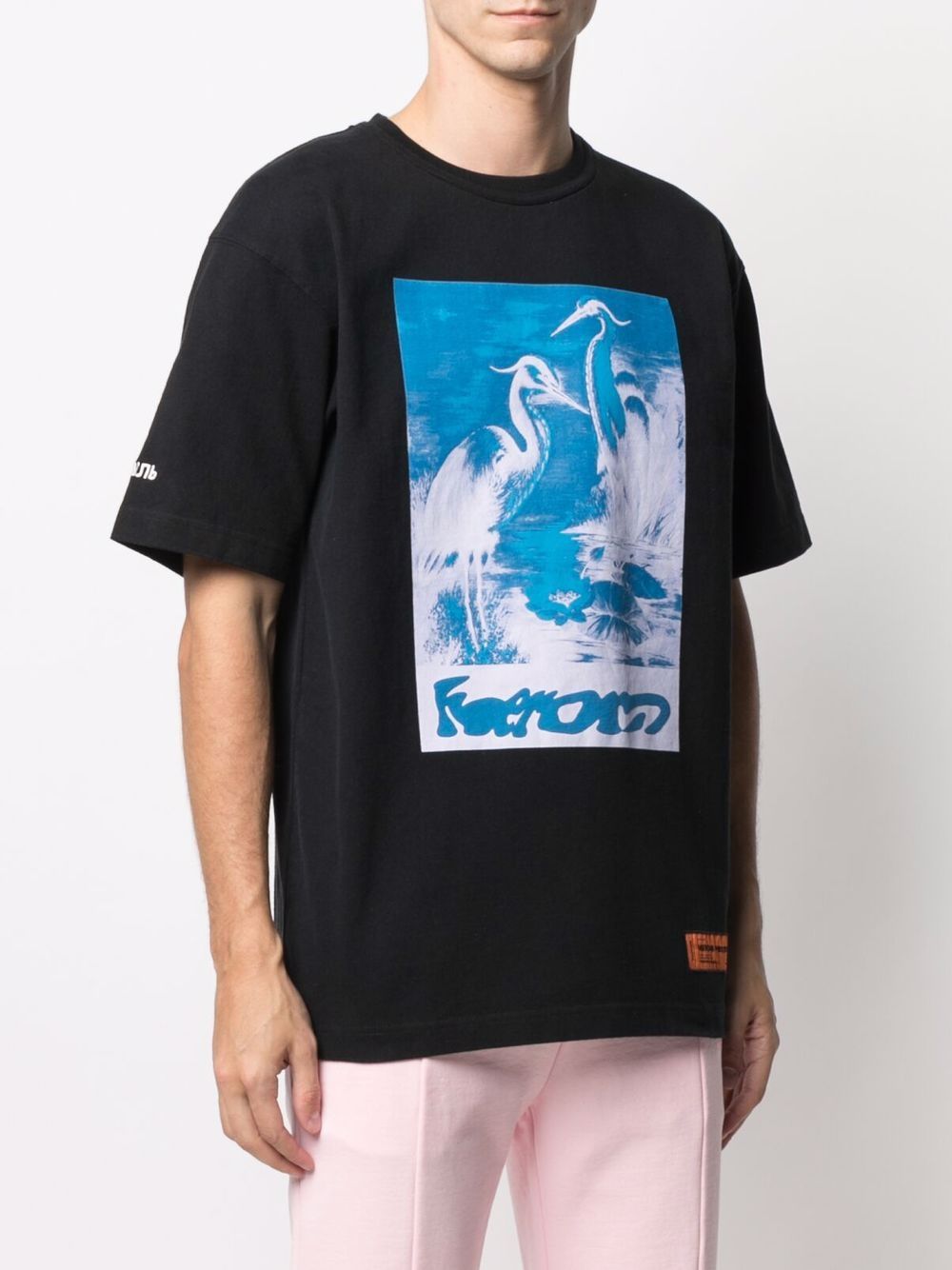 фото Heron preston logo-print t-shirt