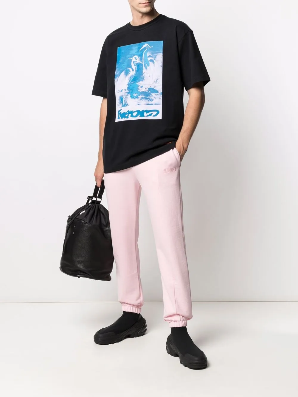 фото Heron preston logo-print t-shirt