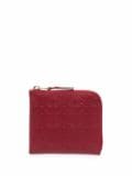 Comme Des Garçons Wallet embossed zipped wallet - Red