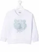 Image 1 of Kenzo Kids Tiger embroidery rib-trimmed sweatshirt