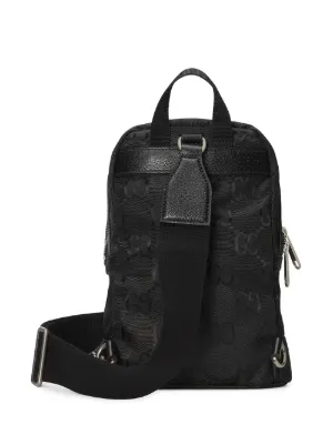 gucci strap backpack