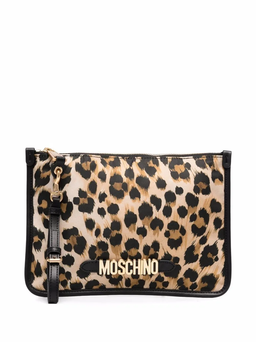 moschino leopard print bag