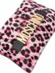 Moschino leopard-print calf hair clutch