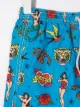 Mc2 Saint Barth Kids TEEN tattoo-print swim trunks
