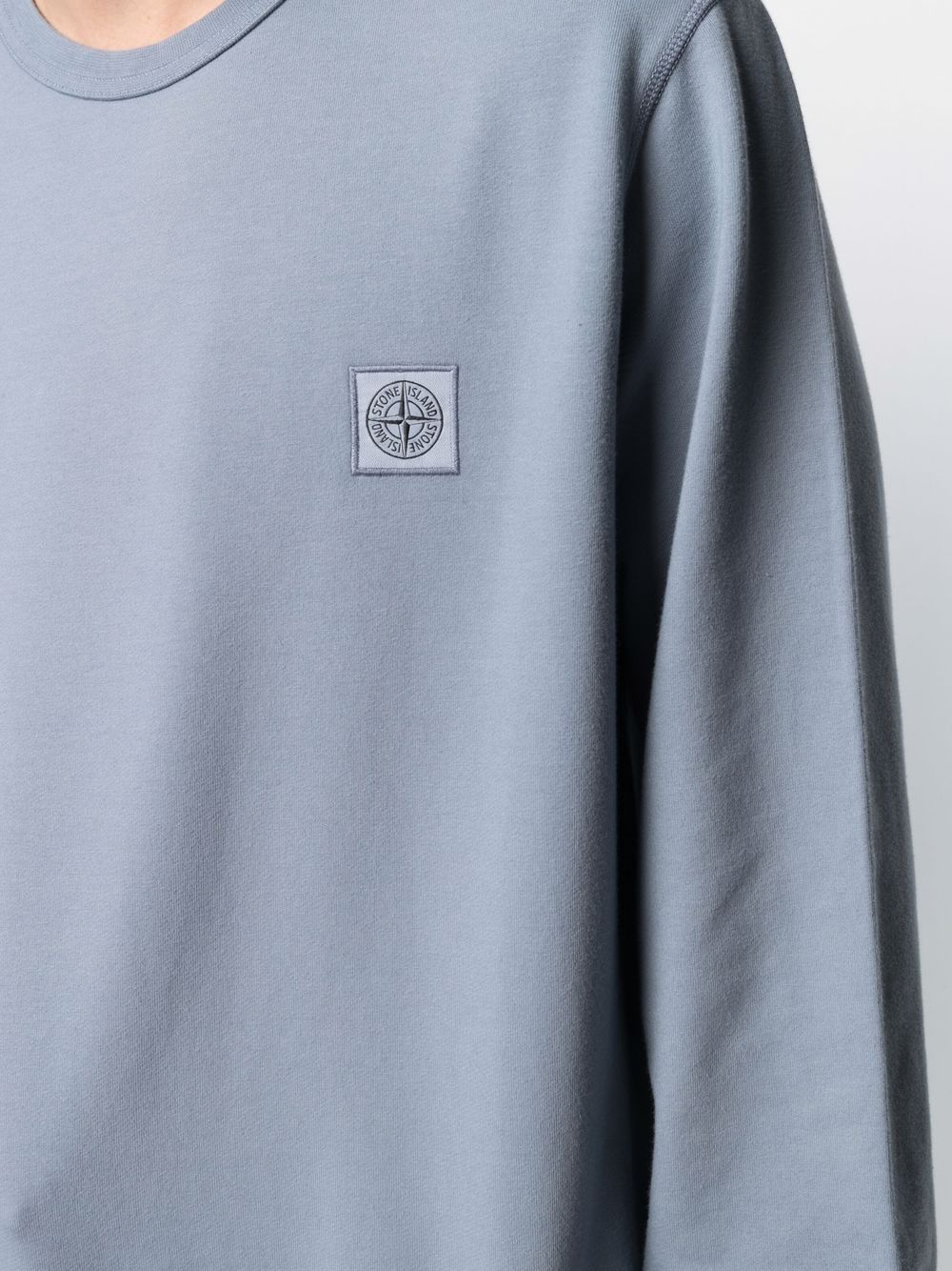 фото Stone island толстовка с нашивкой-логотипом