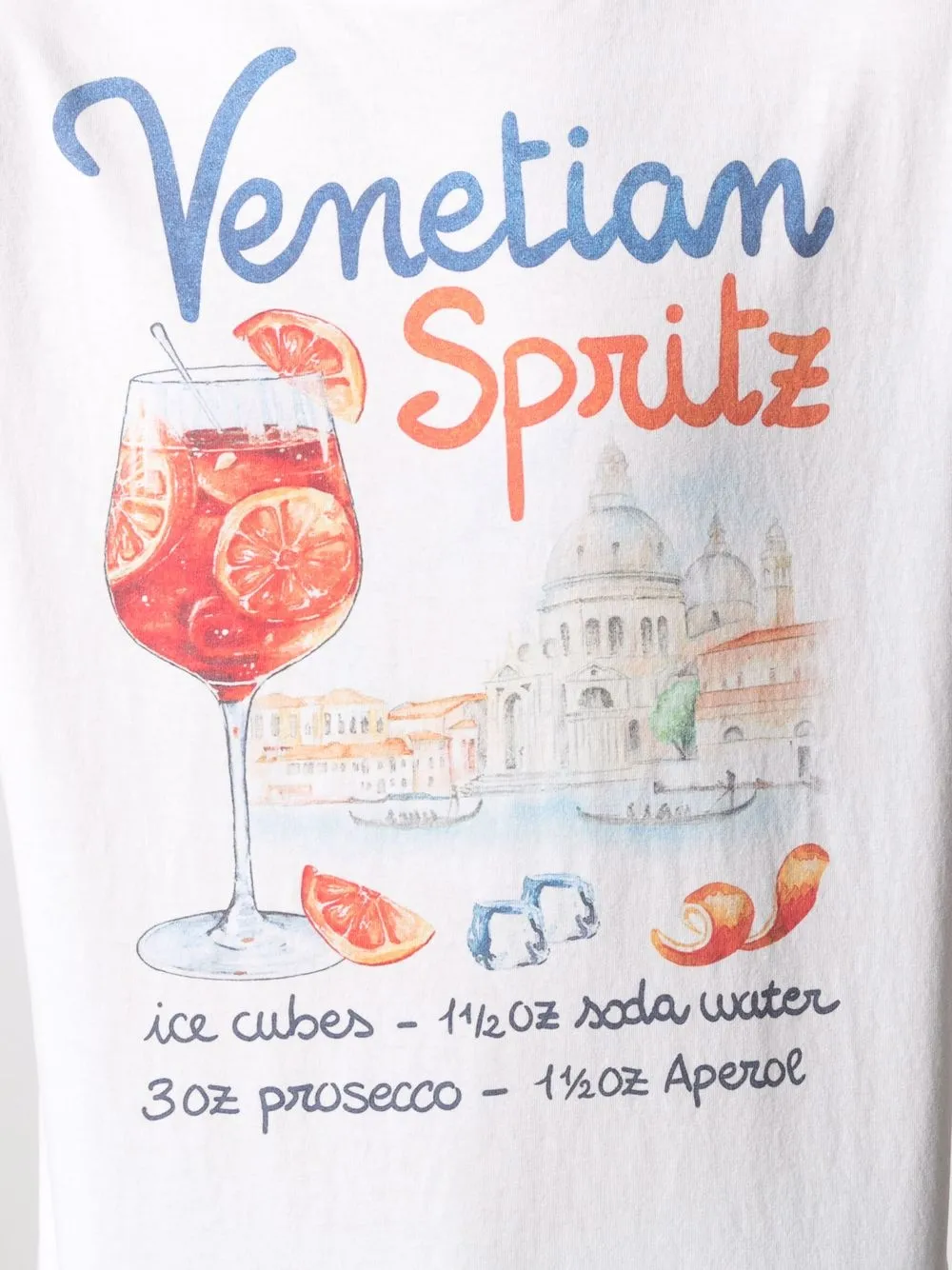 фото Mc2 saint barth футболка venetian spritz с графичным принтом