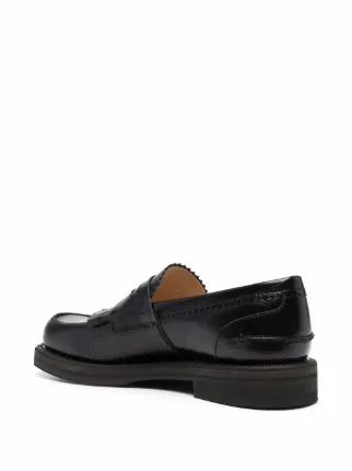 metallic toe-cap loafers展示图