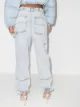Alexander Wang wide-leg panelled jeans