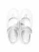 Monnalisa crystal-embellished ballerina shoes