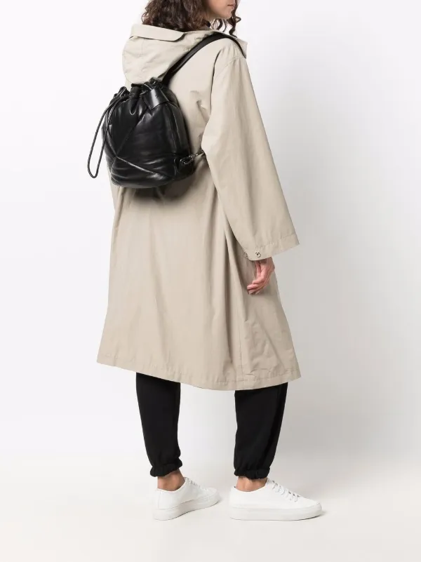 le pliage cuir backpack