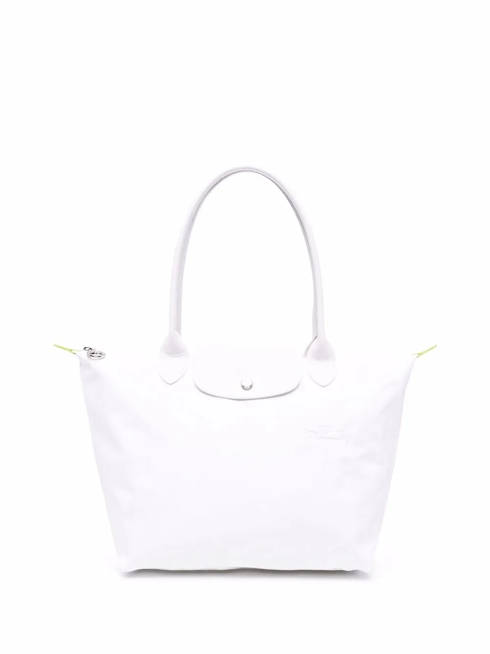 фото Longchamp сумка на плечо le pliage green с тисненым логотипом