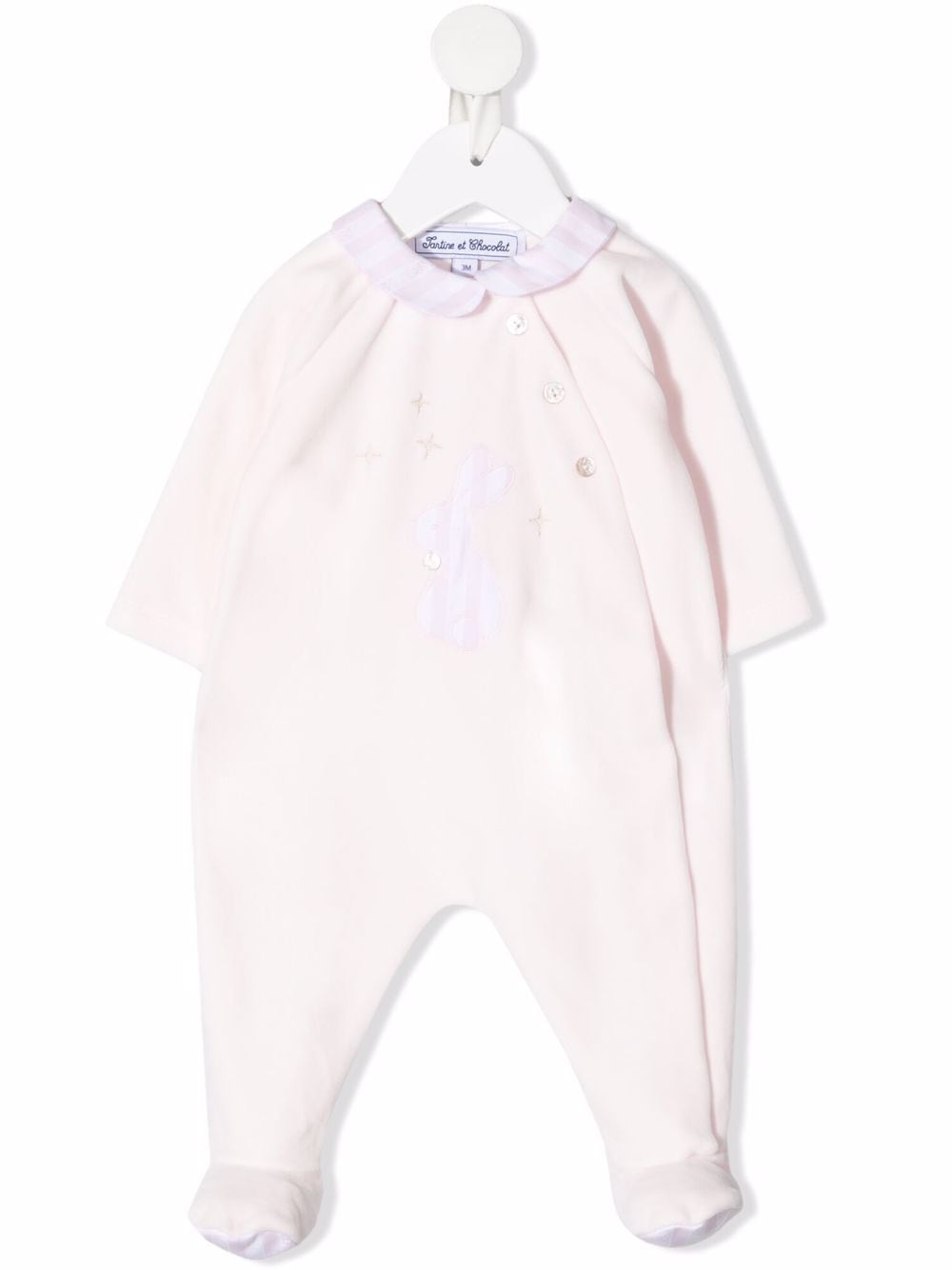 Shop Tartine Et Chocolat Peter Pan Collar Pajamas In Pink