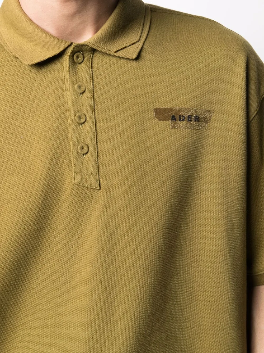 Ader Error Duct Tape Logo Polo Shirt Farfetch