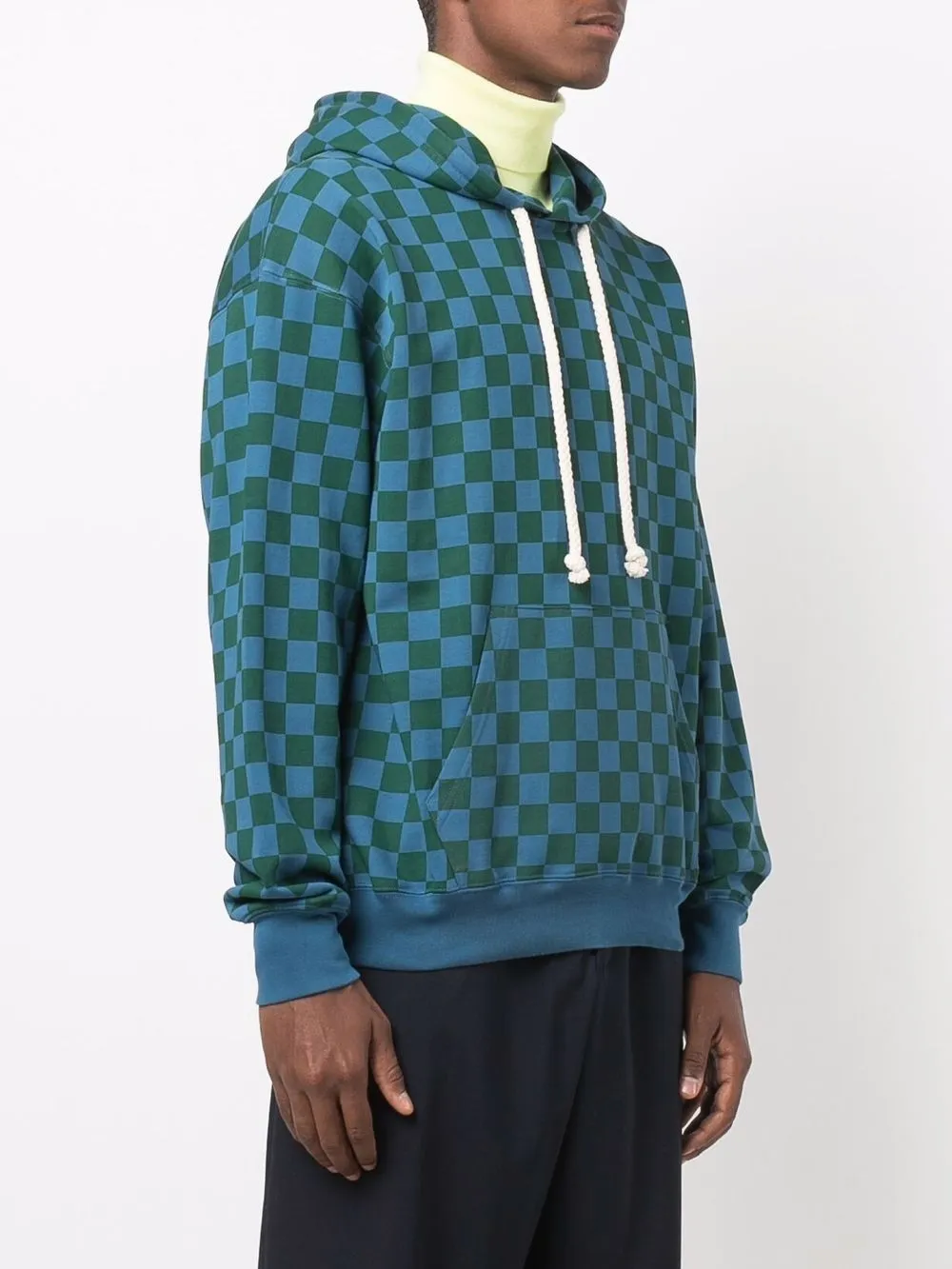 JW Anderson Checkerboard Print Hoodie - Farfetch