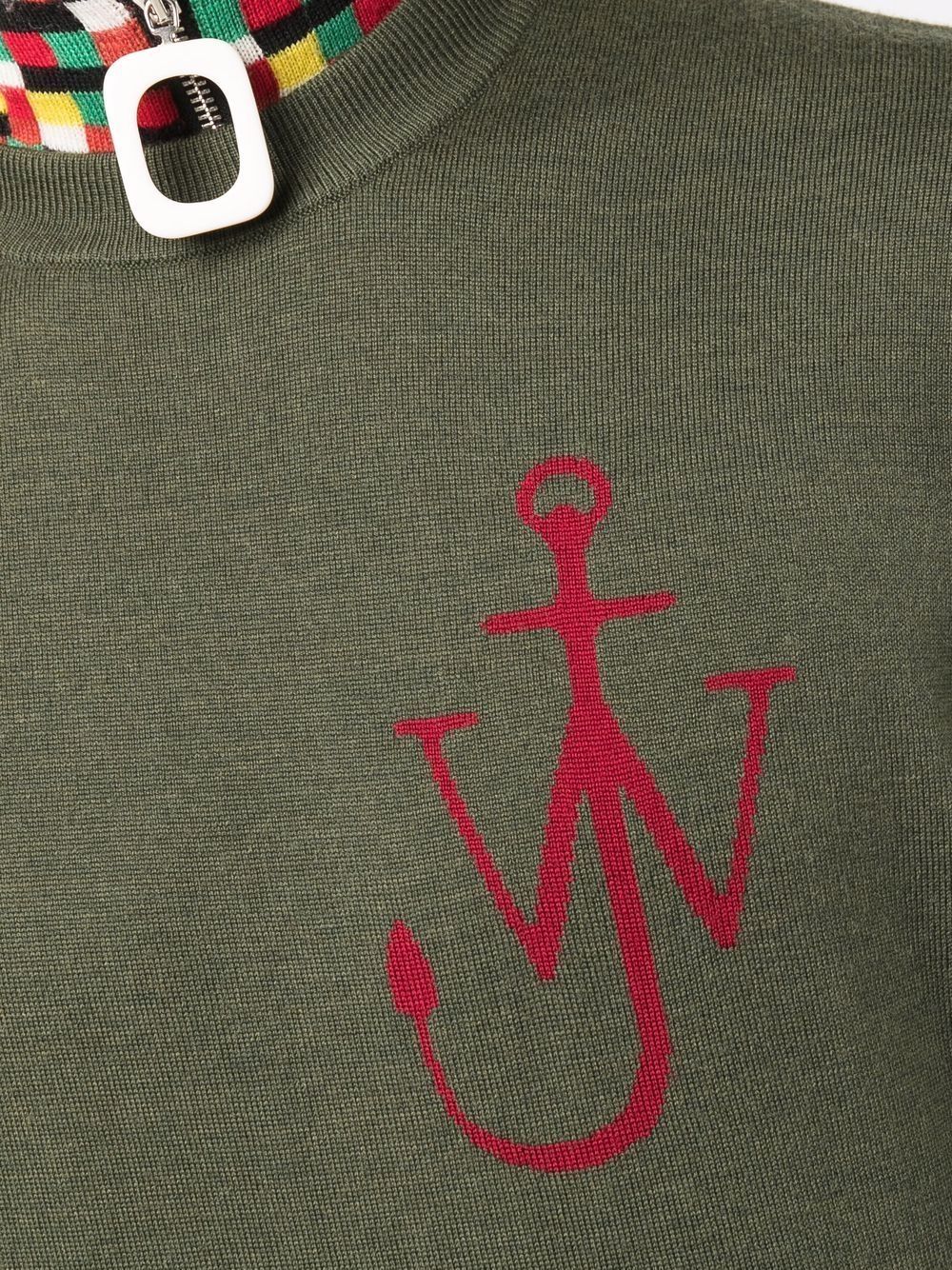 JW Anderson logo-print merino wool jumper Men