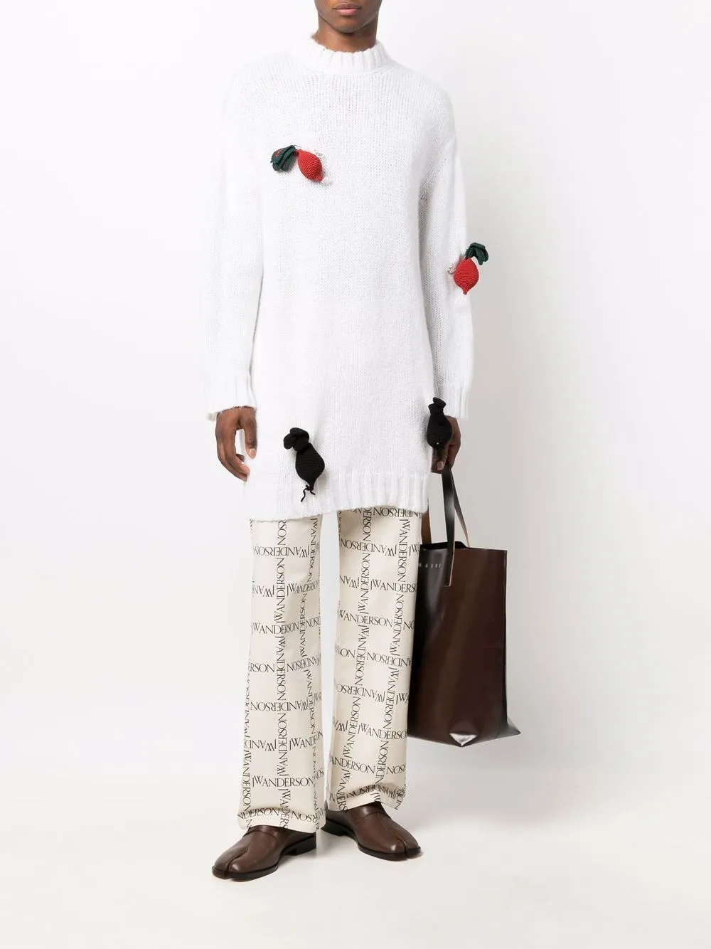 JW Anderson Lange trui - Wit