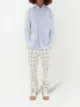 Image 2 of JW Anderson logo-embroidered striped shirt