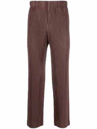 Homme Plissé Issey Miyake brown pleat 