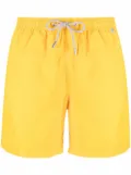 MC2 Saint Barth logo-patch swim shorts - Yellow