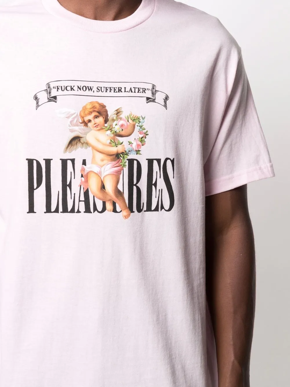 фото Pleasures футболка с логотипом